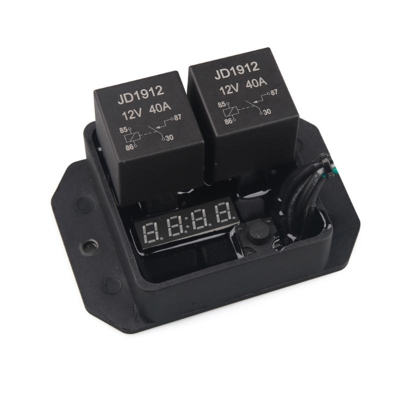 Easy to Install Radiator Fan Controller Switches Kit for Quick Setups Adjustable Temperature Range 104-230°F