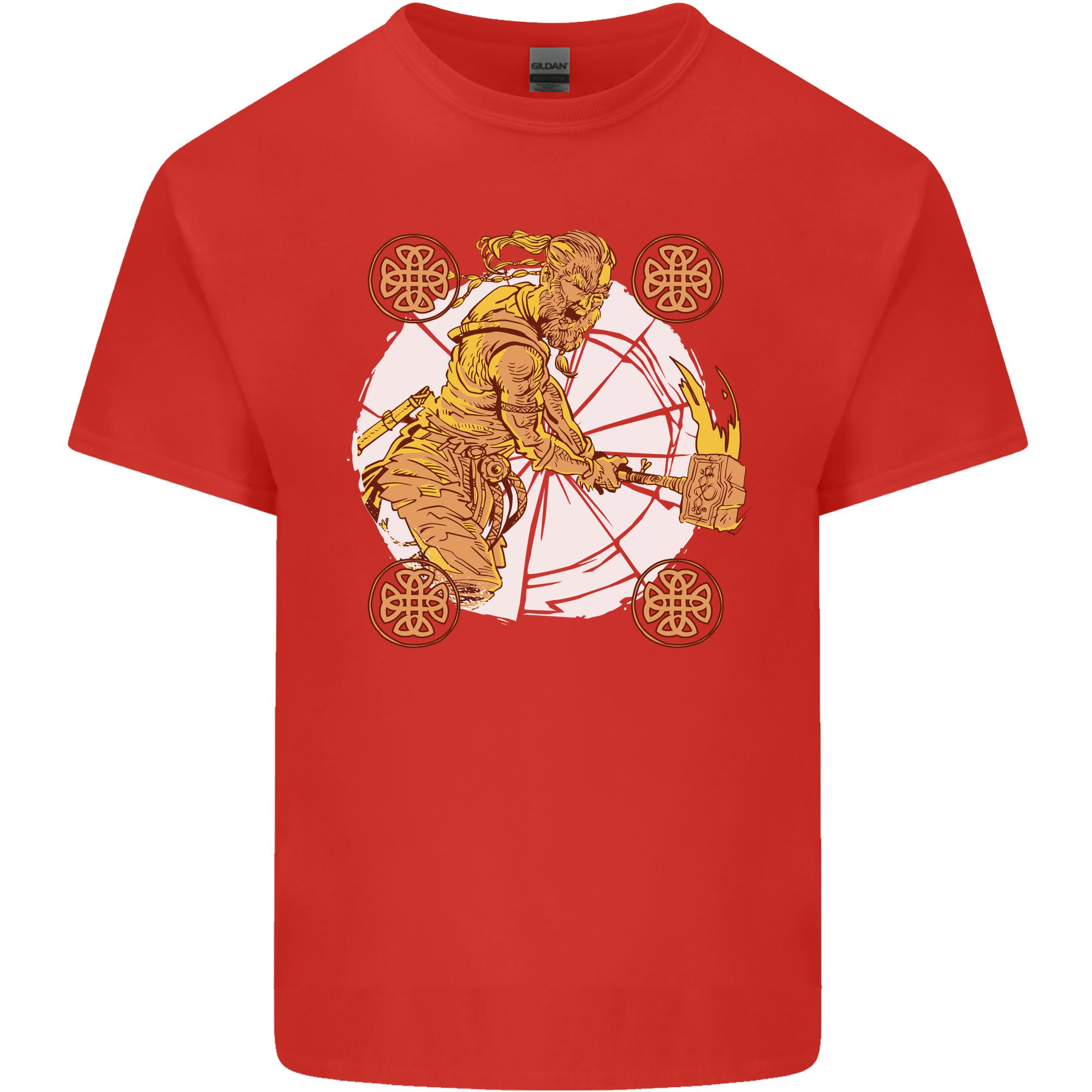A Viking With a Hammer Thor Tribal Valhalla Unisexs Light Cotton TShirt S