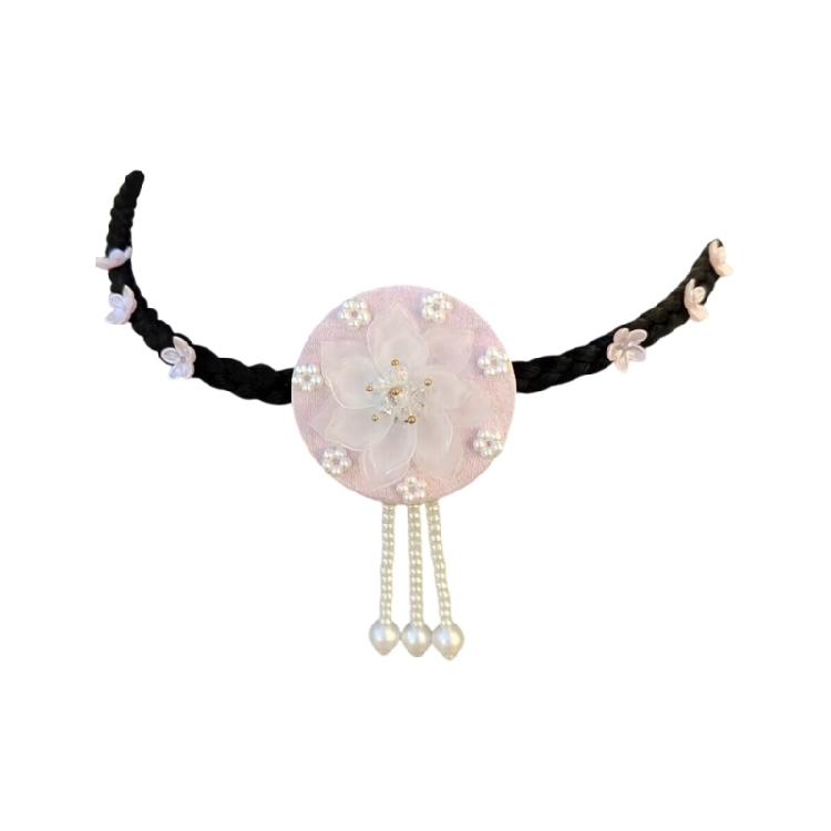 Handmade Hair Accessories Colorful Elegant Hairpin Traditional Headband Suitable for Youthful Performers At Any Occasion