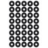 40Pcs Guitar Strap Gasket Bass Belt Button Non Slip Blocks PE Lock Washers Replacement