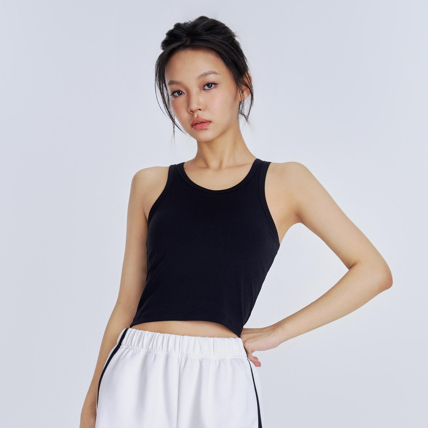 

Spring & Summer Yoga Tank Top: Shockproof, Side Support, Beautiful Back Fitness Sports Bra for Women Medium