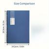 Cuaderno A5 Grueso de Espiral de 20.57X14.22 Cm, Libreta Simple Azul, Libro de Hojas Sueltas, Cuaderno de Ejercicios de 40 Páginas