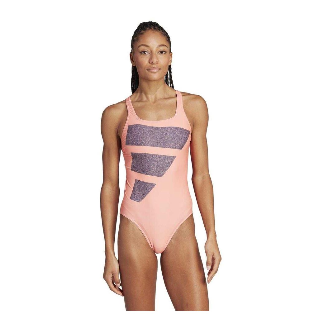 adidas Womens/Ladies Bar Logo Performance One Piece Swimsuit