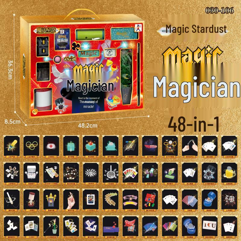 Magic Toy Set: Close-Up Performance Props & Children's Gift Box for Birthdays & New Year - Perfect for Parent-Child Fun