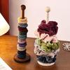Wooden Hair Band Holder Children Rubber Band Hair Rope Bracelet Storage Rack Display Shelf For Watches Bracelets Scrunchies