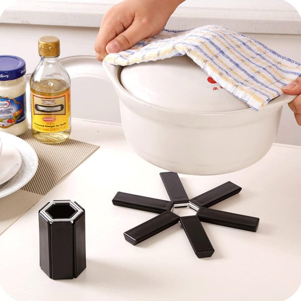 Table Folding Heat Insulation Pad Anti-scald Pad Pot Pad Table Pad Bowl Mat Casserole Heat Insulation Pad High Temperature Resistant Mat