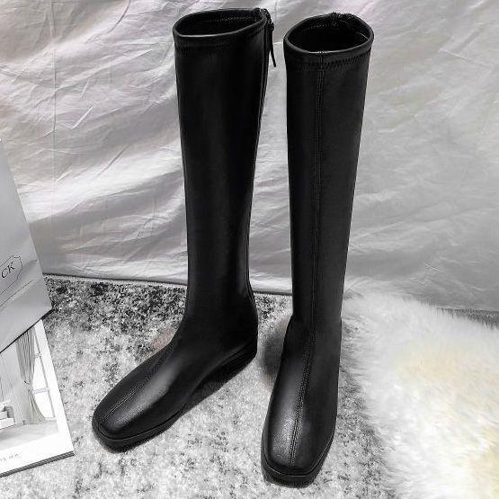 Women s Over-the-Knee Martin Boots: Slimming High Knight Boots for Autumn and Winter 41
