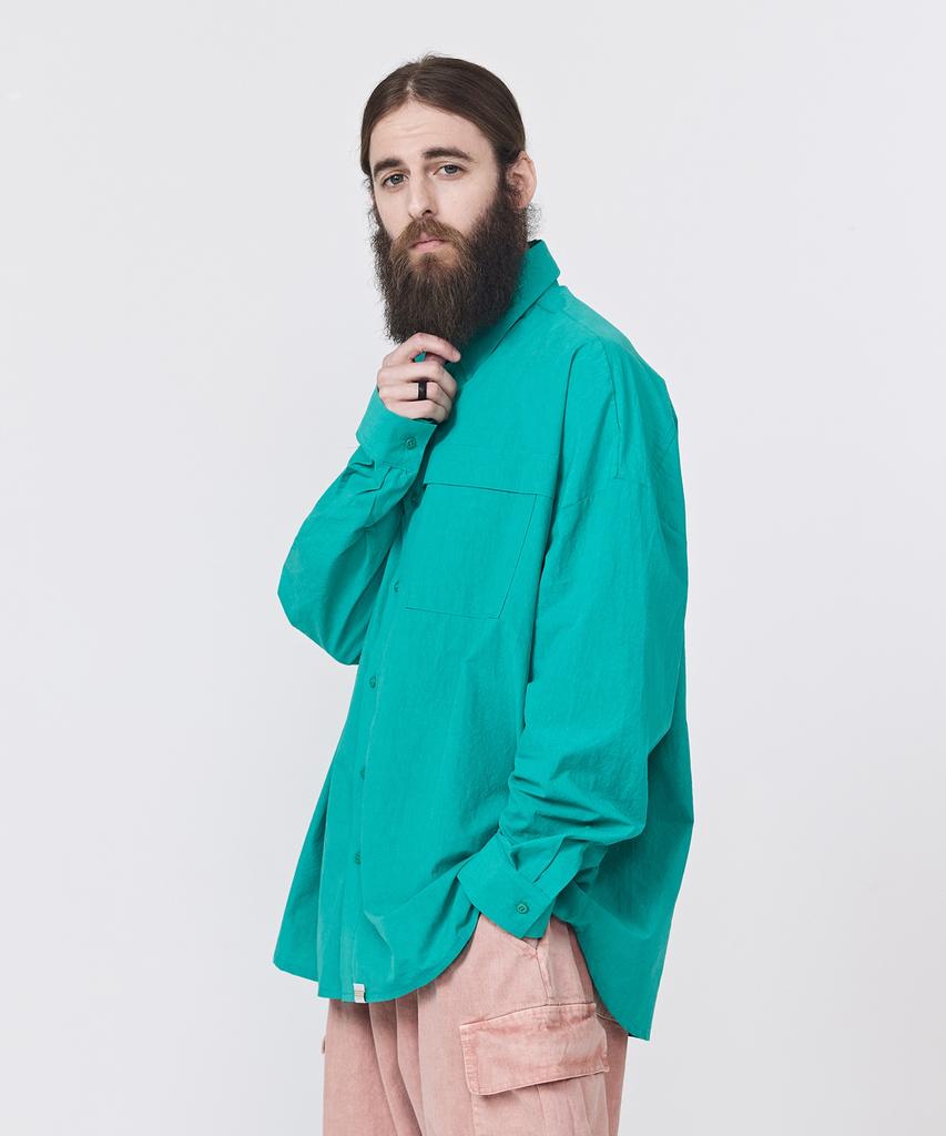 CARGOBROS Cb Pocket Bio Overshirt (Green)