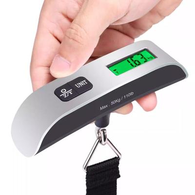 50KG Portable Electronic Luggage Scale with Hook and Thick Handle