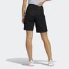 Adidas Solid Color Side Pocket Plain Straight Leg Shorts Women shorts Black HA3410