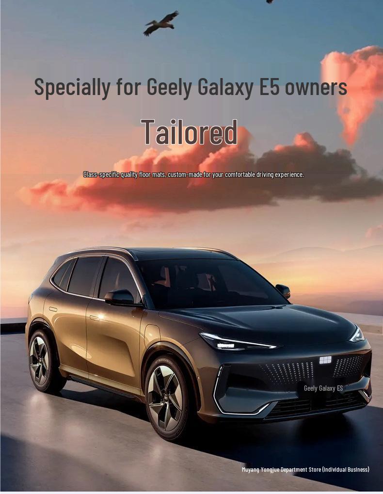 2026 Geely Galaxy E5 Full Surround TPE Floor Mats - Car Accessories & Decoration