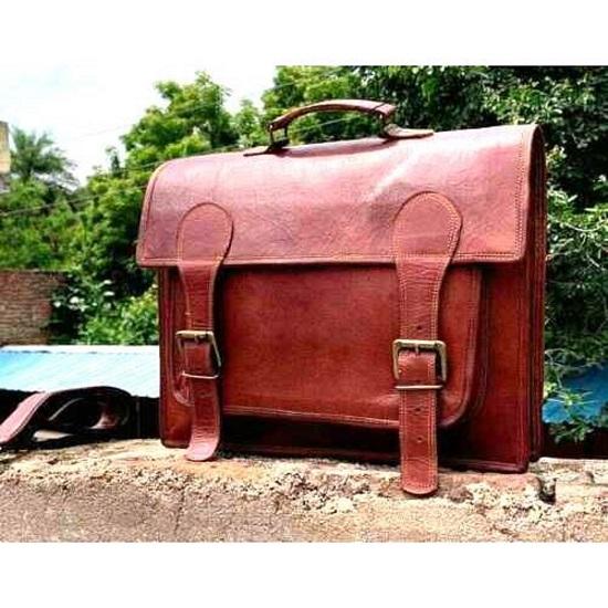 Портфель для ноутбука для мужчин и женщин из натуральной кожи — фото 5