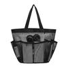 New Mesh Shoulder Bag Hollow Large Capacity Beach Bags Multifunctional Transparent Makeup Storage Bag Travel