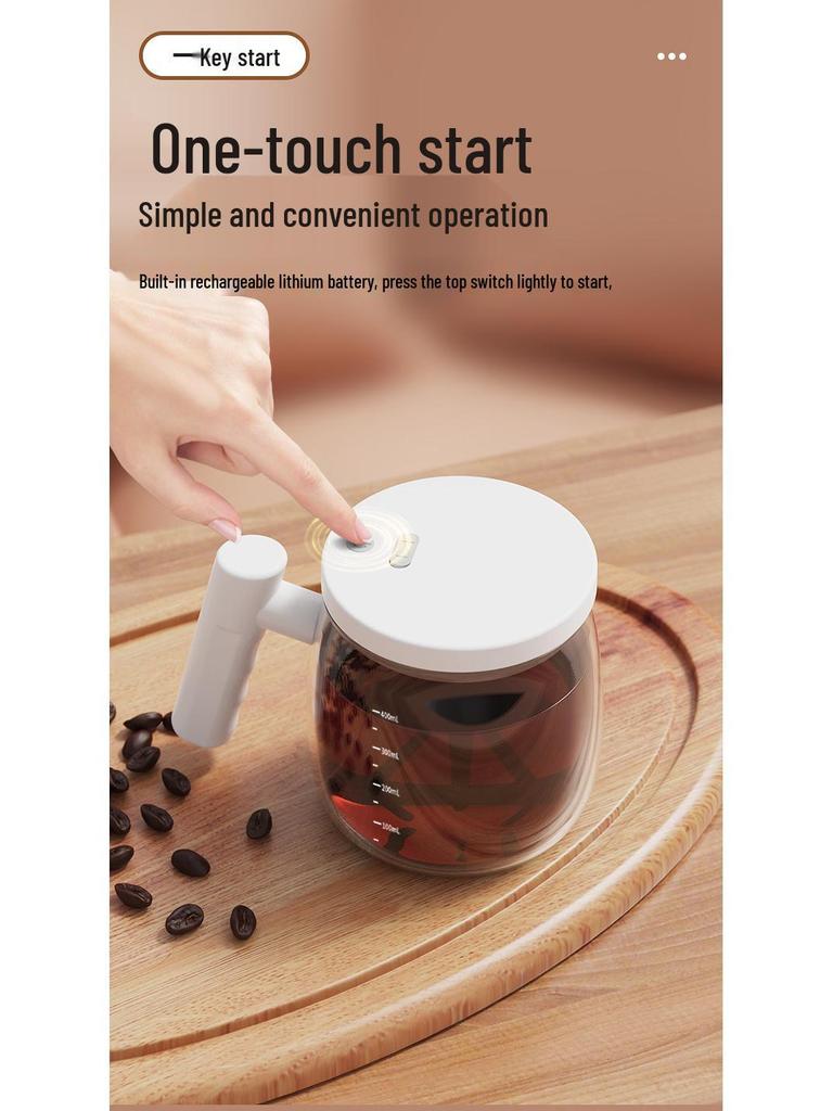 Japanese Automatic Stirring Electric Mug for Instant Coffee