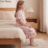 Camice da notte per bambina Pigiama sottile Casual Dolce Bambini di mezza età e grandi Vestiti per la casa