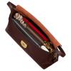 Coach Chelsea 30 Chiusura a Pressione Fodera in Scamoscio Tasca con Zip Borsa a Spalla in Pelle a Grana Naturale Grande Borsa a Spalla da Donna Marrone Acero CDS58-B4MPL