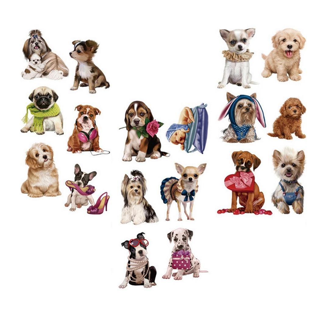 Retro Scrapbooking Stickers Aesthetic Flower Stickers Dog Cat Rabbit Stickers for DIY Diary Album Planner Scrapbooking