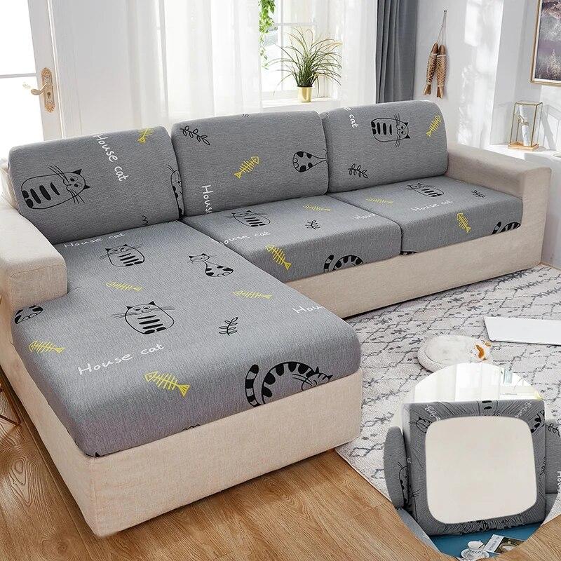 High Stretch Seat Cushion Cover Sofa Cushion Furniture Protector Fot Sofa Seat Sofa Slipcover Sofa Cover Soft Flexibility