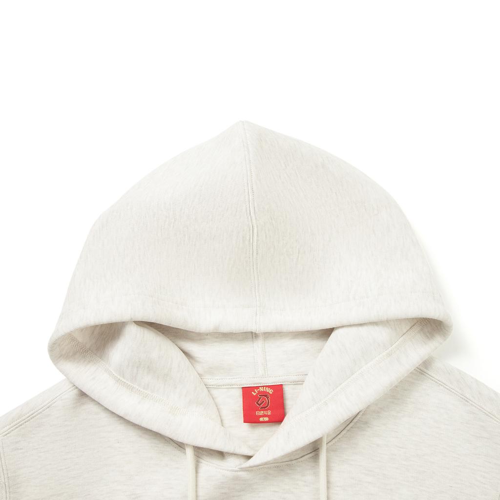 סדרת אורח חיים ספורטיבי של Li Ning קפוצ'ון רקום בדוגמת אותיות קפוצ'ון קז'ואל לגברים AWDW111-4