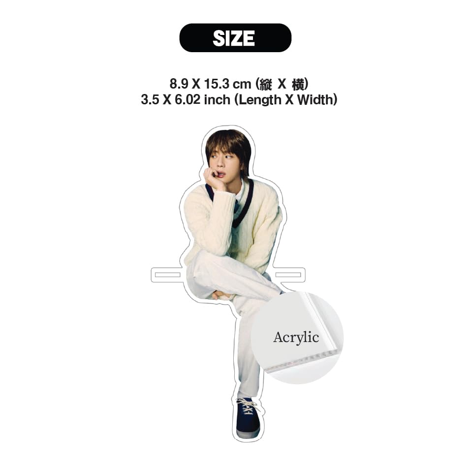 K-STAR Acrylic Stand Acrylic Cup Ramen Stand (JIN)