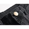 Men's Jeans Ripped European and American Long Zipper Men's Pencil Pants