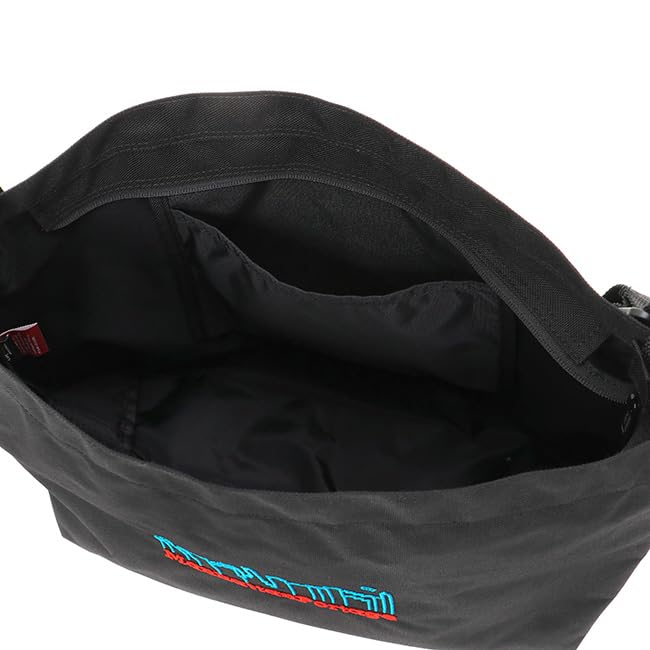 Genuine Shoulder Bag Clearview Shoulder Bag 3D Embroidery Neon Black [Manhattan Portage] [Official]