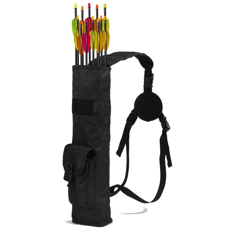 Archeries Arrows Quiver Organiser High Capacity Waterproof Oxfords Fabric With Adjustable Shoulder Strap For Travel