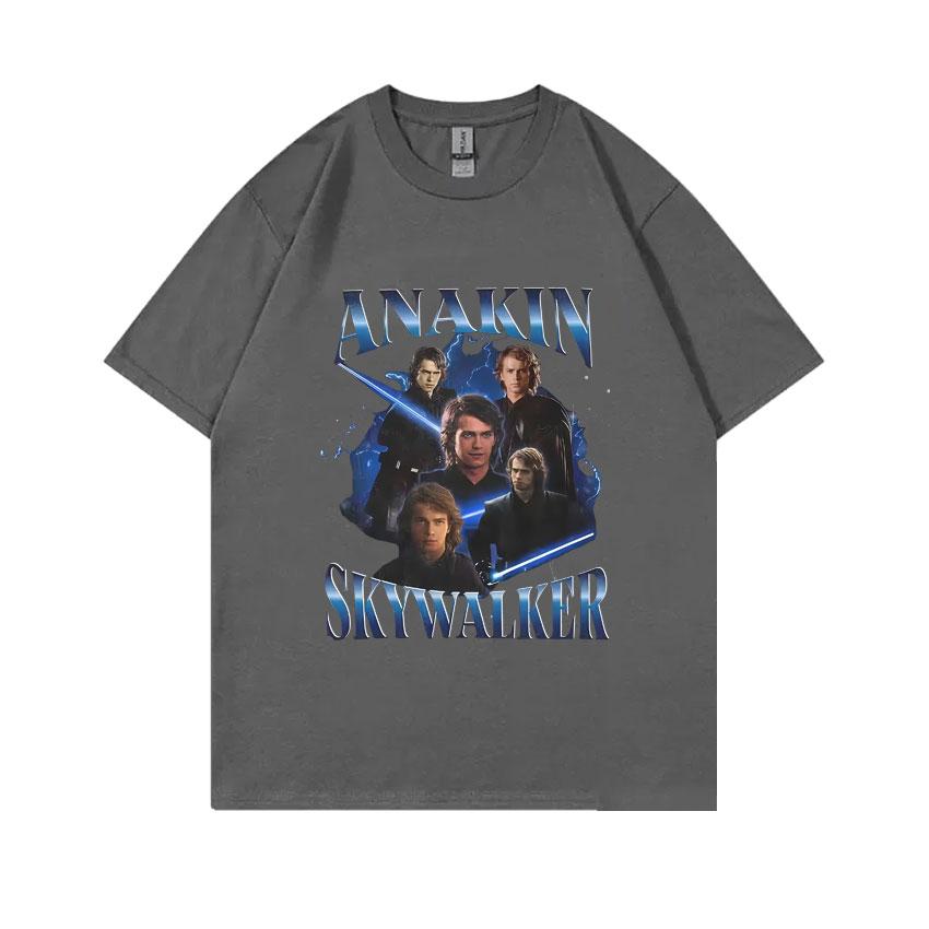 Limited Anakin Skywalker Tshirt Unisex Women Casual Cotton T Shirts Unisex Fashion Oversized Streetwear Male Vintage Cool Tshirt