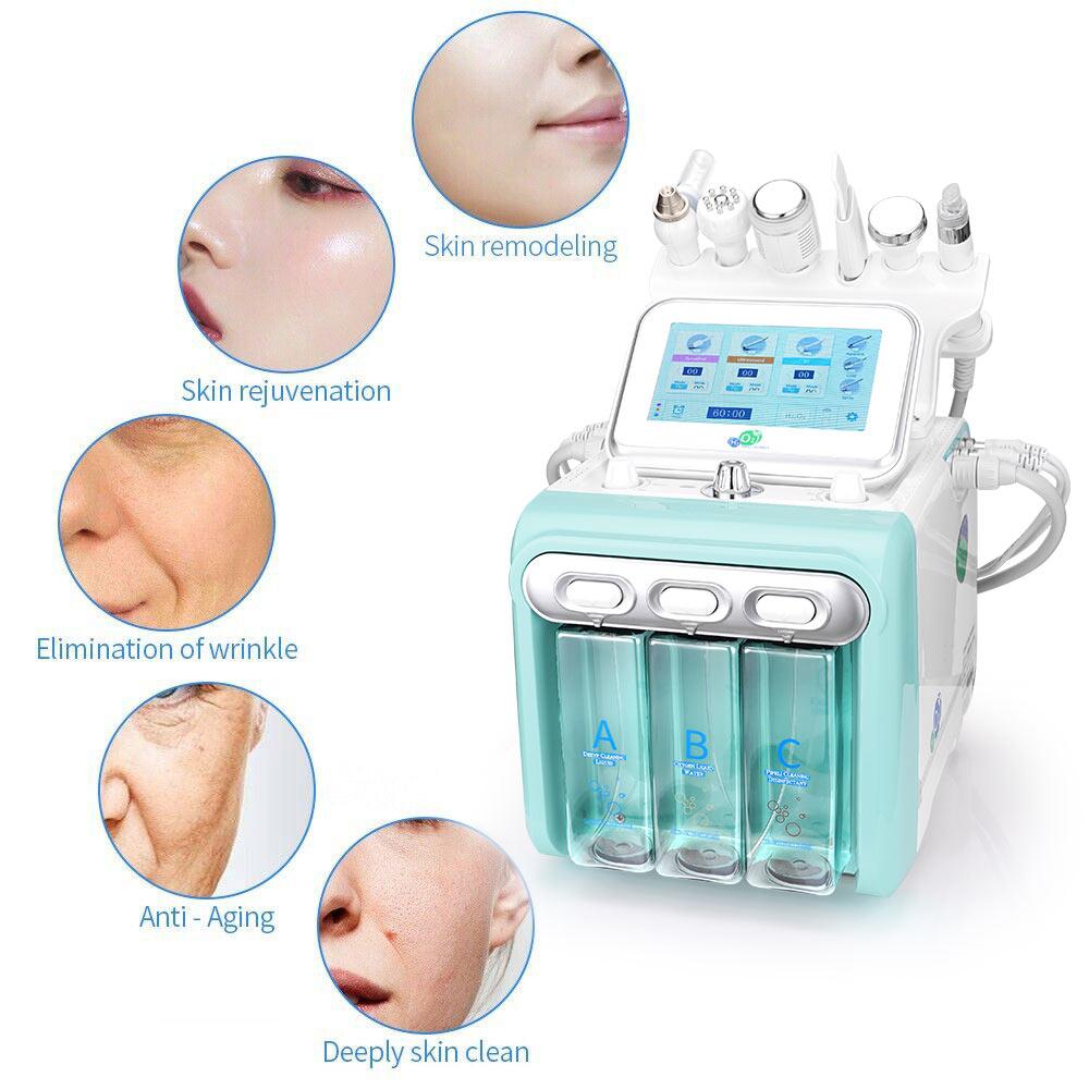 6 In 1 Hydro Dermabrasion Microdermabrasion Facial Peeling Deep Cleansing Machine