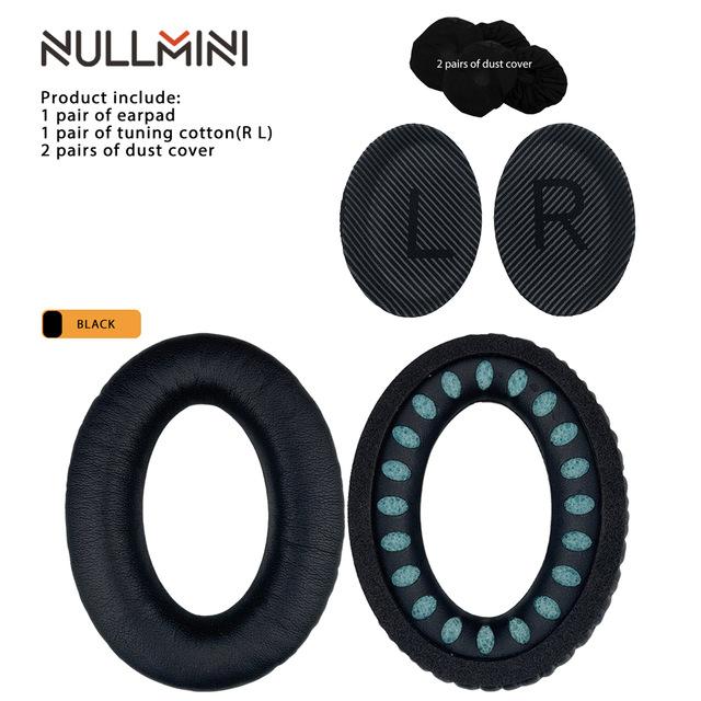 NullMini Replacement Leather Earpads For BOSE QuietComfort QC35 QC35II Headphones Headband Earmuff чёрный