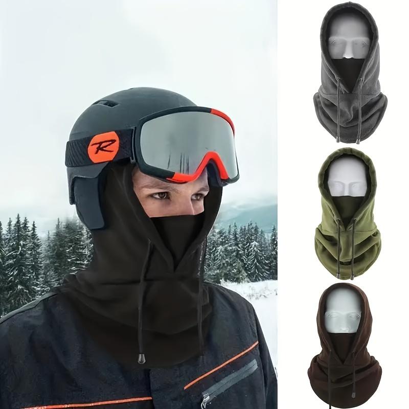 Winter Cycling Ski Hat with Windproof Ear Protection - Thick Warming Mask Scarf All-in-One Outdoor Adventure Dedicated