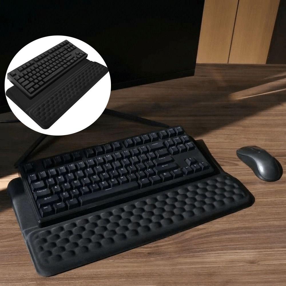 Non-Slip Ergonomic Computer Keyboard Stand Tilted Wrist Pad Easy Typing Wrist Rest Typing Work