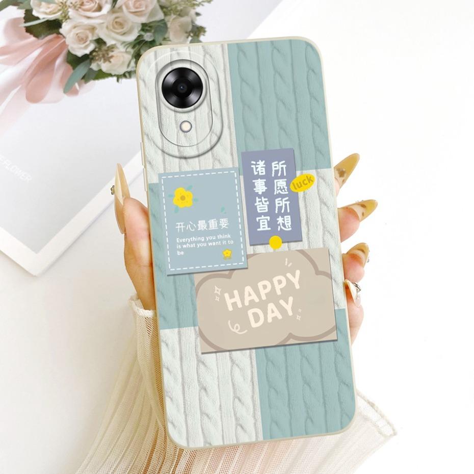 New Fashion Phone Case For OPPO A17K A17 Soft Silicone Cases For Oppo A17 A17K CPH2471 CPH2477 Shockproof Covers Bumpers