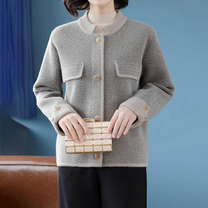 Coat for Women Cotton Casual Short Cardigan Double Layer Windbreaker Suit Jacket