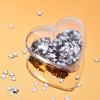 EBOOT Silver Star Confetti for Tables Glitter Star Table Confetti Metallic Foil Sequ for Wedding Party Birthday Festival Decorations, 30 Grams/ 1