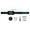 EMS Muscle Toner Abdominal Toning Belt Electric Muscle Stimulation Waist Massager USB Recharge Weight Loss Fitness Training Gear