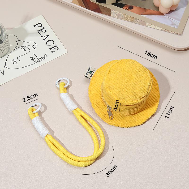 Mini Hat Cute Headphe Bag Lipstick Bags Pendant Keychain Fashi Canvas Small Wallet Key Chain Coin Purse Cartera Mujer