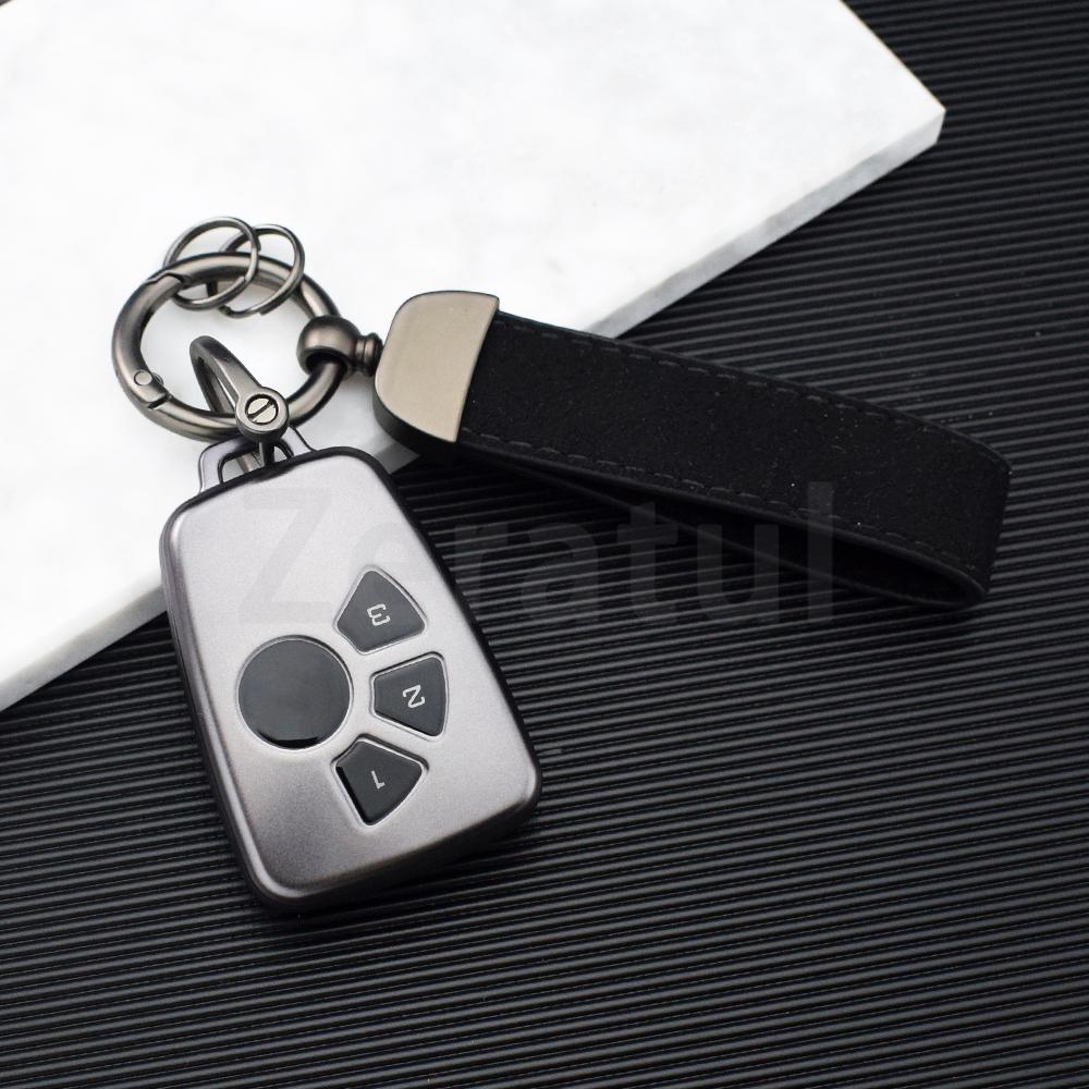 Shell For Chevrolet Cruze Spark Onix Silverado Volt Aveo Sonic 4 Buttons Gun Grey Tpu Remote Car Key Fob Case Cover Protector