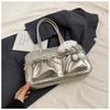 Stylish Commuter Large Capacity Bag Female College Student Class Shoulder Bag Casual Tote Bag