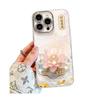Pearl Lotus for Apple 16 Promax Personality 15 Brand New 14 Mobile Phone Case for IPhone 13 Electroplating 11 Creative