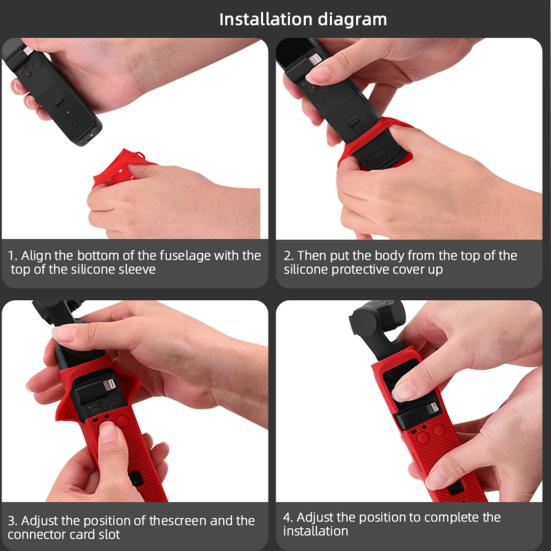 Anti-scratch Soft Silicone Case Protector for Gimble Camera DJI Osmo Pocket 2