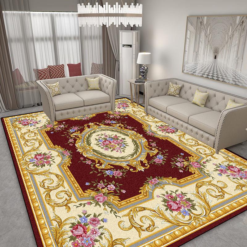 European Style Large Rugs for Living Room Decoration Home Luxury Carpet Sofa Area Nons-slip Floor Mats Bedroom Soft Carpets