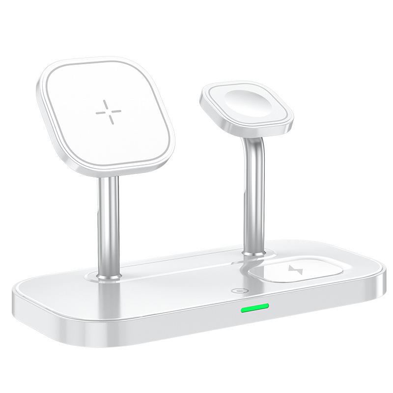 Magnetic 15W Wireless Charger for Apple Phones, Watches, & Earbuds