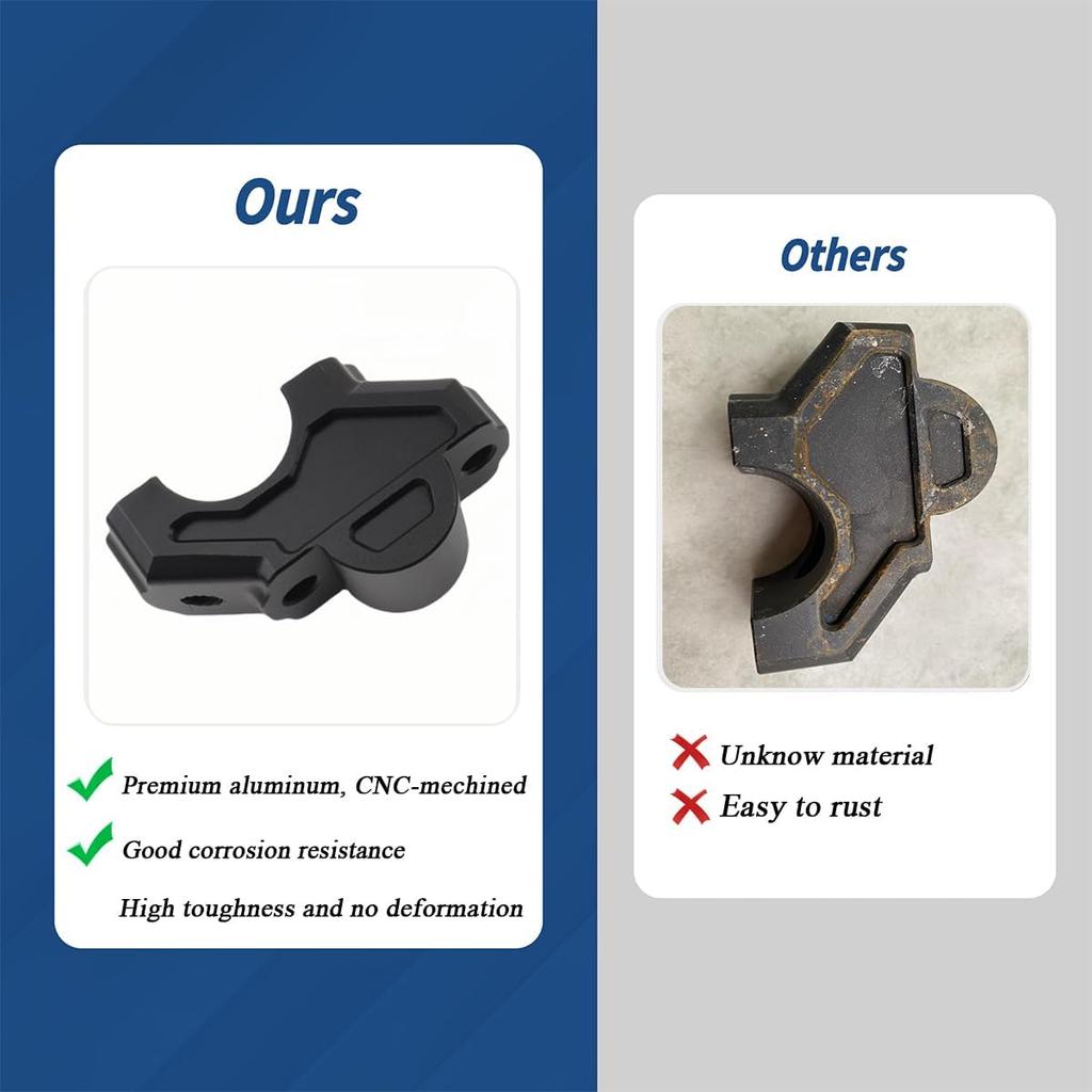 1 Paar Motorrad-Lenkererhöhung Adapter für Pan America 1250 RA1250 1250 Special RA1250S 2021-2024 CNC-Aluminium-Lenkererhöhung Klemme 35mm Erhöhung