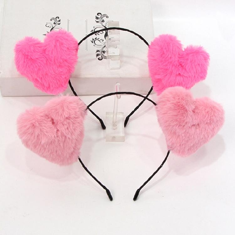 Love Heart Headband Party Hairband Girl Music Festival Hairhoop Hair Ornament Valentines Sweet Hairband