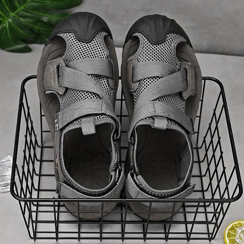 Fashion Summer Men Sandals Mens Casual Shoes Breathable Outdoor Sandals for Men Beach Shoes Slippers Fashion Roman Shoes Size 46
