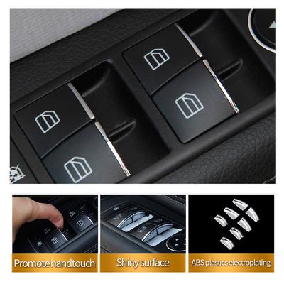 SKAD 2 Set 2012; Mercedes B Class W245 2005-2011 Window Switch Button Cover Front Left Door Driver Side For Mercedes A Class W169 2004 4 Pieces