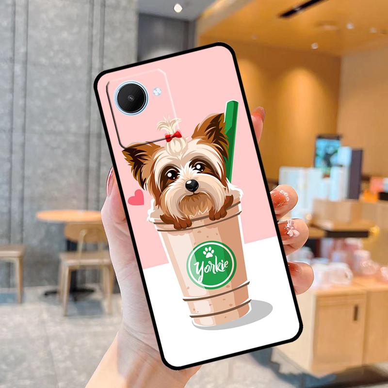 Yorkshire Terrier Dog Case For Realme C55 C33 C31 C35 C30 C11 C15 C25s C21Y GT Neo 5 3T 2T 8 9 10 11 Pro Plus