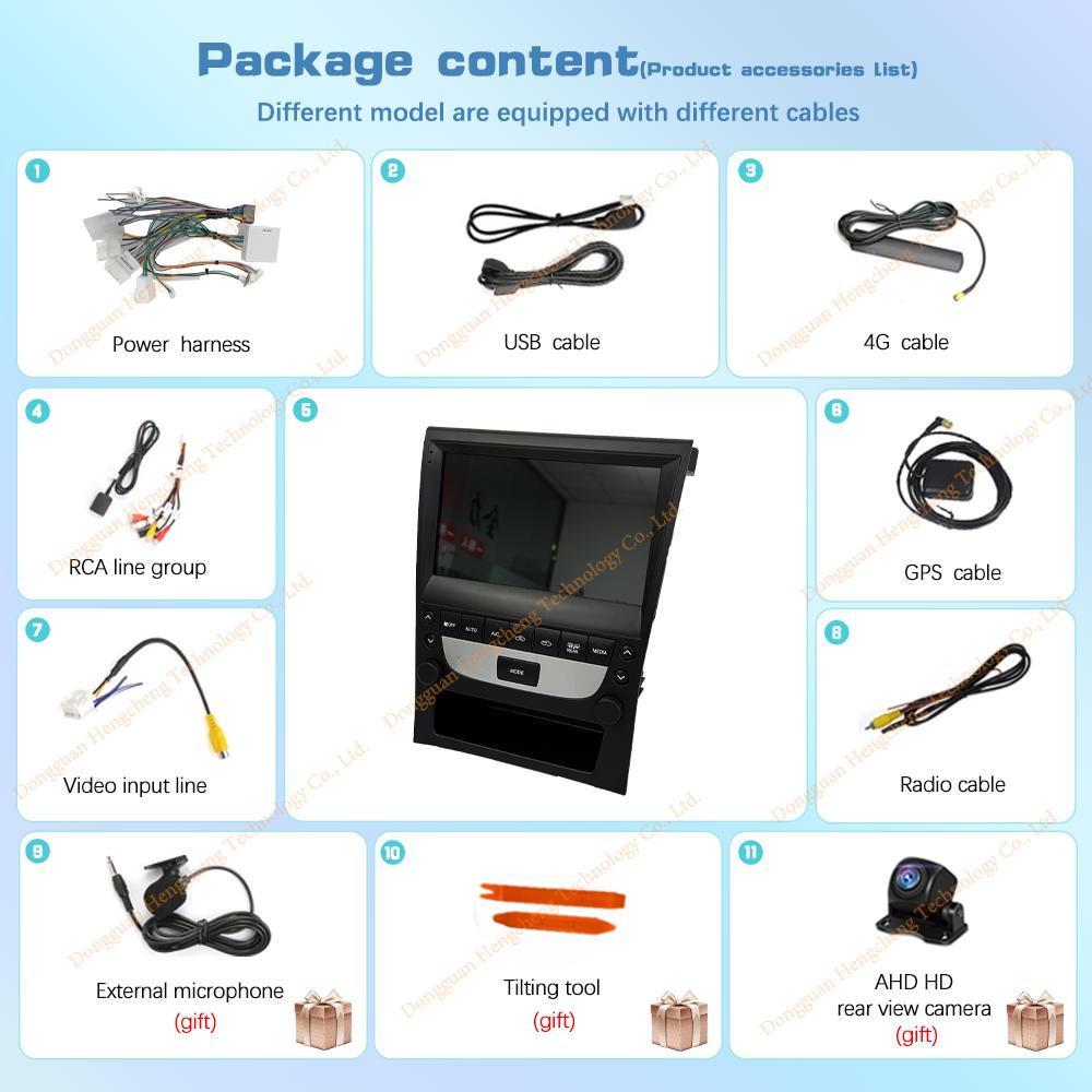 9.0Inch For Lexus GS300 1999-2004 GPS Navigation Radio Android12 8+128G 8Core CarPlay 4G 360 Camera Car Multimedia Video Player