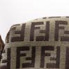 Fendi Zucchino Shoulder Bag Brown Nylon Canvas Women Used